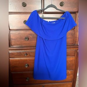 Charles Henry off shoulder dress